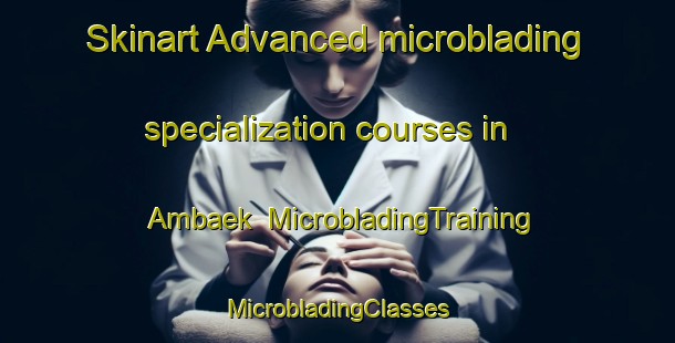 Skinart Advanced microblading specialization courses in Ambaek | #MicrobladingTraining #MicrobladingClasses #SkinartTraining-Denmark