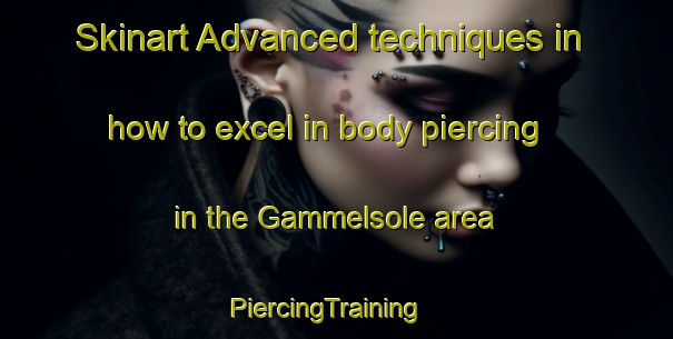 Skinart Advanced techniques in how to excel in body piercing in the Gammelsole area | PiercingTraining | PiercingClasses | SkinartTraining-Denmark