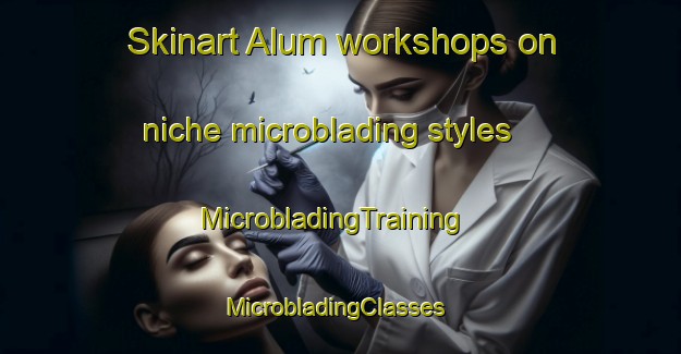 Skinart Alum workshops on niche microblading styles | MicrobladingTraining | MicrobladingClasses | SkinartTraining-Denmark