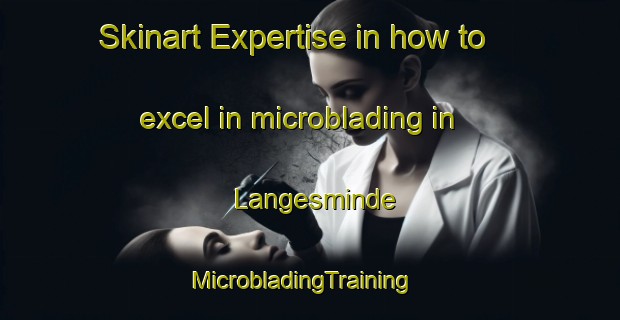 Skinart Expertise in how to excel in microblading in Langesminde | MicrobladingTraining | MicrobladingClasses | SkinartTraining-Denmark