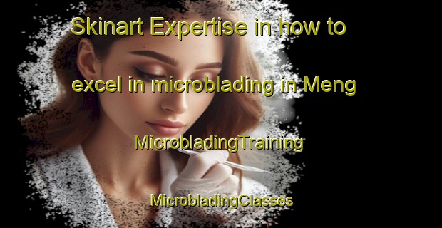 Skinart Expertise in how to excel in microblading in Meng | #MicrobladingTraining #MicrobladingClasses #SkinartTraining-Denmark