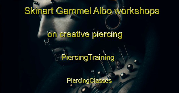 Skinart Gammel Albo workshops on creative piercing | #PiercingTraining #PiercingClasses #SkinartTraining-Denmark