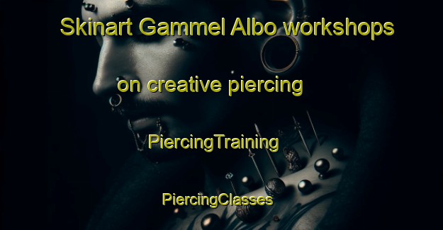 Skinart Gammel Albo workshops on creative piercing | PiercingTraining | PiercingClasses | SkinartTraining-Denmark