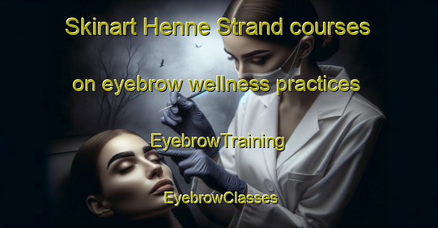 Skinart Henne Strand courses on eyebrow wellness practices | EyebrowTraining | EyebrowClasses | SkinartTraining-Denmark