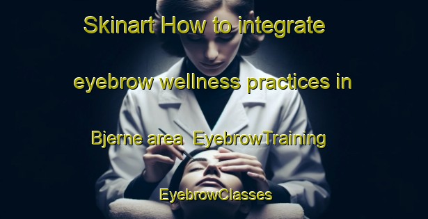 Skinart How to integrate eyebrow wellness practices in Bjerne area | EyebrowTraining | EyebrowClasses | SkinartTraining-Denmark