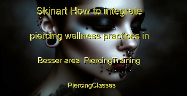 Skinart How to integrate piercing wellness practices in Besser area | PiercingTraining | PiercingClasses | SkinartTraining-Denmark