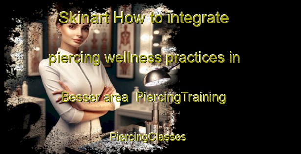 Skinart How to integrate piercing wellness practices in Besser area | PiercingTraining | PiercingClasses | SkinartTraining-Denmark