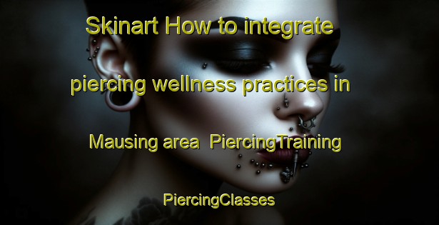 Skinart How to integrate piercing wellness practices in Mausing area | #PiercingTraining #PiercingClasses #SkinartTraining-Denmark