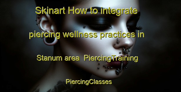 Skinart How to integrate piercing wellness practices in Stanum area | PiercingTraining | PiercingClasses | SkinartTraining-Denmark