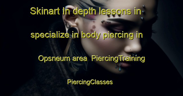 Skinart In-depth lessons in specialize in body piercing in Opsneum area | PiercingTraining | PiercingClasses | SkinartTraining-Denmark