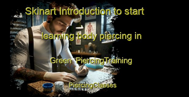 Skinart Introduction to start learning body piercing in Green | PiercingTraining | PiercingClasses | SkinartTraining-Denmark